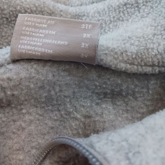 Columbia Benton Springs Full Zip Fleece Jacket in Light Gray - Women's Size 3X - Picture 9 of 11